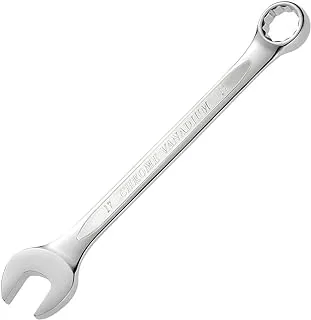 TOTAL Double Side Spanner Combination Ring & Open End Spanner Chrome Vanadium 1 Pcs, Size 17 -TCSPA171