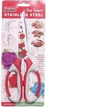 Stainless Ceramic Kitchen Scissor With Illustrations Red