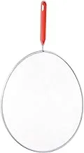 Other Stainless Steel Splatter Screen with Plastic Handle - Silver and Red