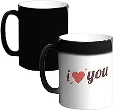 I love you Printed Coffee Mug, Blue Color