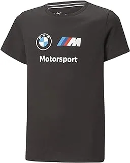 PUMA Boys/Unisex BMW MMS Kids ESS Logo Tee PUMA Black SHIRT