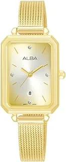 Alba LADIES' Fashion Stainless steel Light champagne gradation dial AH7CB2X