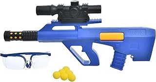 High Quality AUG rifle with Foam balls،Freshness Pack 4 pieces For Kids, Gift,fun and entertainment - Multi Color