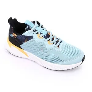 Activ Sky Blue, Mango & Black Lace Up Men Sneakers