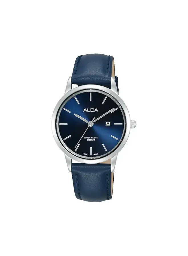 Alba Leather Analog Watch AH7BV5X