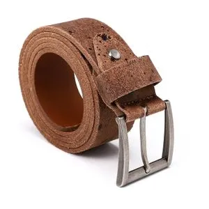 Activ Self Pattern Nubuck Belt - Medium Brown