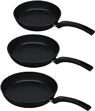 Cookin Aboud | 3 Frypan Bio Granite set (20-22-24) - BLACK