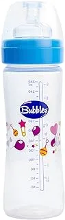 Bubbles Classic feeding bottle without hand 270ml Blue