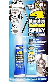 مركب Dexel 4-Minutes Steelweld Epoxy ذو تصميم مثالي، تأثير ممتاز وطويل الأمد