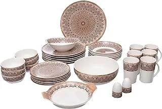 Royal Alfredo Dinner set Arabesque brown 36P ART-Arabesque brown