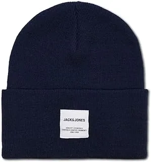 Jack & Jones Men's Long Knitted Beanie, ONE SIZE - Navy Blazer