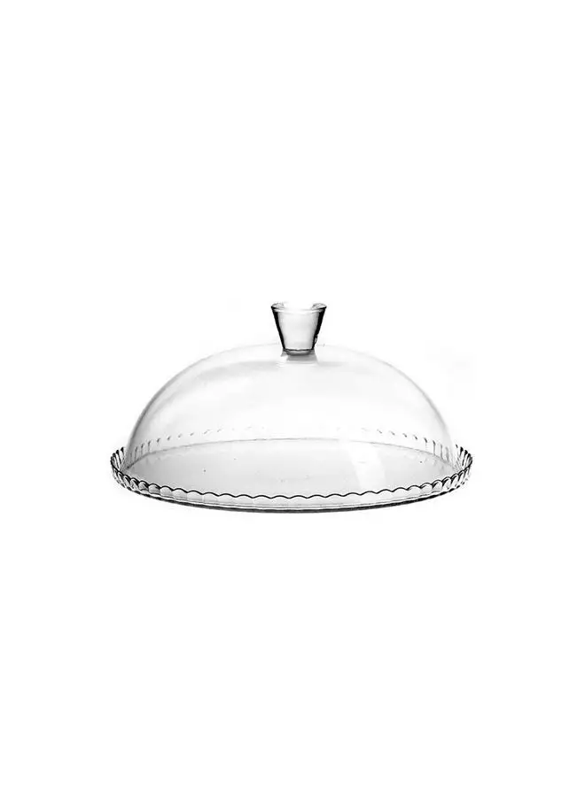 Pasabahce Patisserie - Service Plate And Dome Clear 32cm