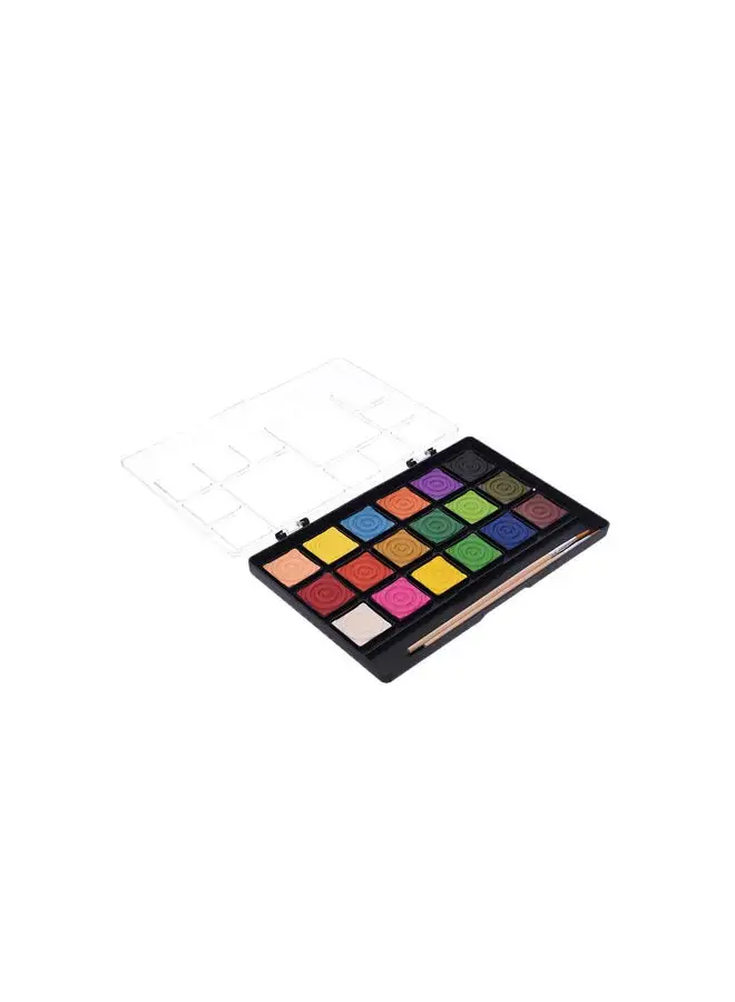 El Maayergy Elmaayergy YL222210-18 Y-25 Set Of 18 Pieces Of Water Colours With Durable Material, Suitable For School And Home