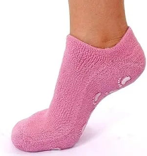 Gokich Ultra-Soft Moisturizing Socks with Spa Gel Vitamin E and Oil Infuse for Repair Dry ed Skins (Multicolour)