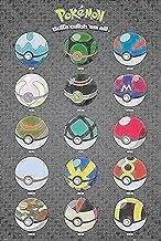 Pokeballs Pokemon Maxi Poster, Multi-Colour