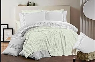 Waffle Coverlet - Off White Color - 225 x 255 cm