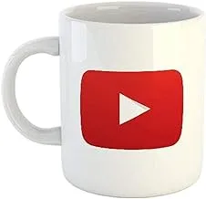 Youtube Mug (white) with Coaster