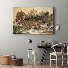 Cabin In The Woods Wall Art Printed Canvas wall art 60x40