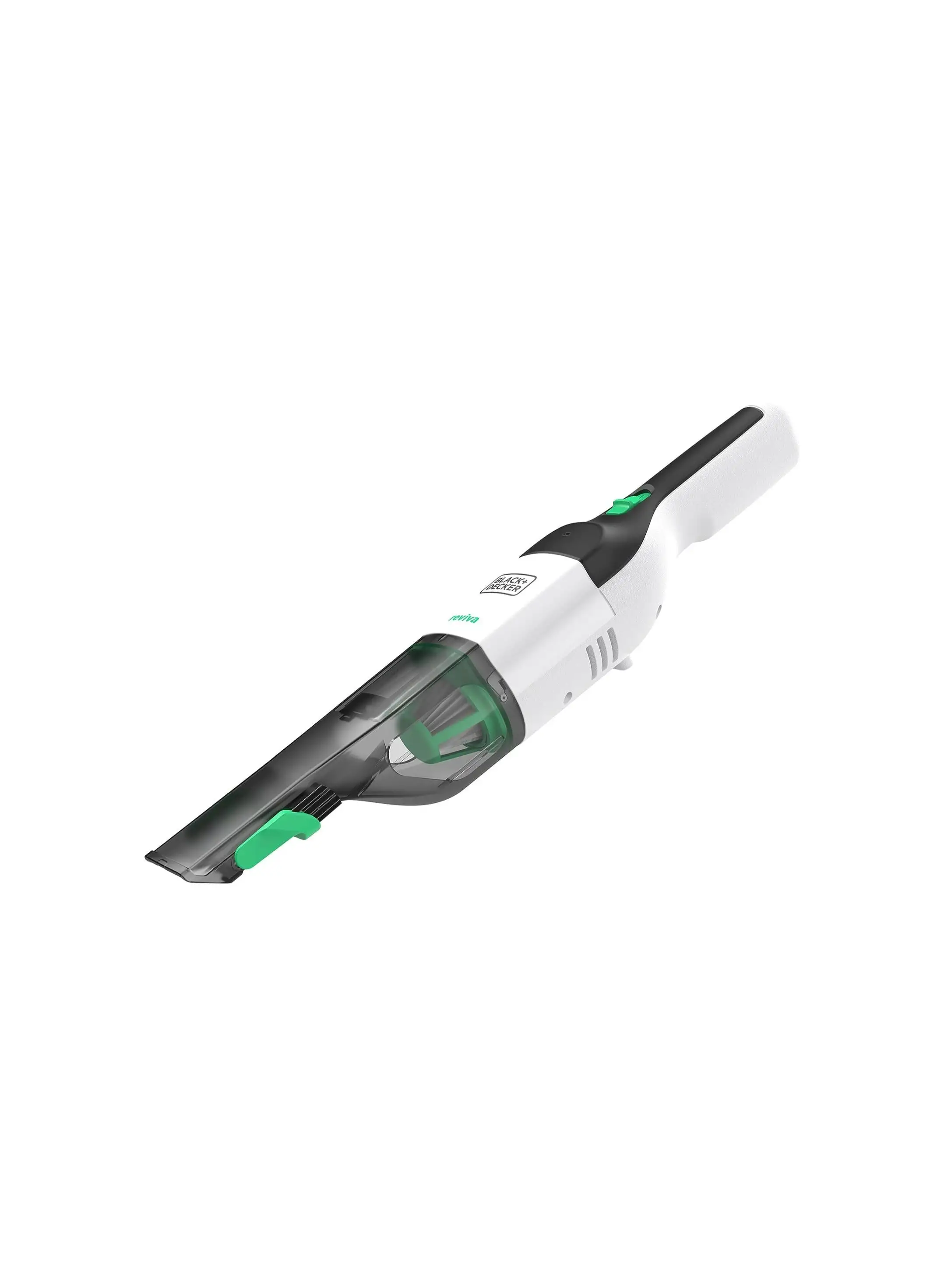 BLACK+DECKER Reviva 7.2V 2Ah Cordless Eco Hand Vacuum Made From 50% Recycled Material With 100% Sustainable Packaging, 200 W REVHV8C-GB Multicolour