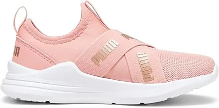 PUMA unisex-child Puma Wired Run Slip On Flash PS Poppy Pi Sportstyle Kids Sneakers