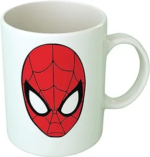 Upteetude Spiderman Mask Coffee Mug - White