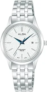 Alba LADIES' PRESTIGE Stainless steel Silver white patterned dial AH7BS3X