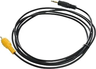 imix Hard Plastic Cable Audio 3.5mm Male To RCA Male For Multi Device 1.8M - Black