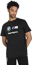 PUMA Male/Unisex BMW MMS ESS Logo Tee PUMA Black SHIRT