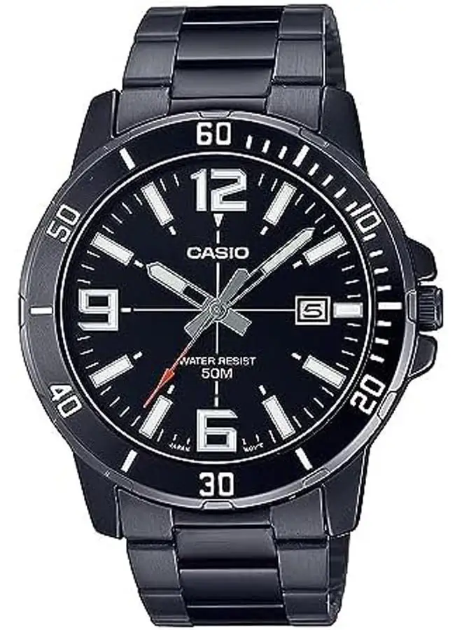 CASIO Stainless Steel Analog Watch MTP-VD01B-1BVUDF