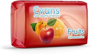 EVANS beauty soap bar with the sense of fruits 115 gram (4 pieces)