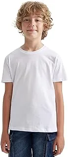 DeFacto Boys Regular Fit Crew Neck Short Sleeve Basic T-shirt