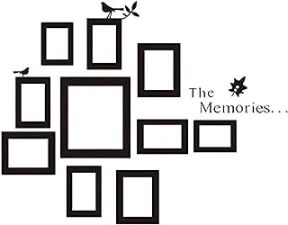 Vakind Photo Frame Memories Wall Sticker - Black