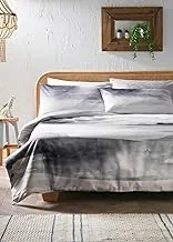 Matalan Inky Wash Duvet Cover, Double Size, Grey