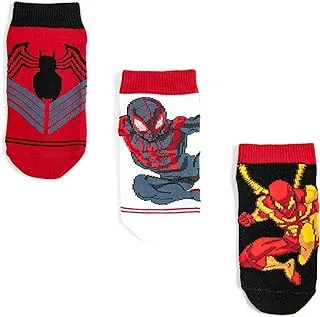 KOTON Boy's 3 Pack Spider Man Socks Licenced Cotton Blend Socks Set (pack of 3)