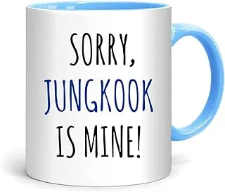 FMstyles Sorry, Jungkook is mine BTS Light Blue Inner Color Mug - FMS289