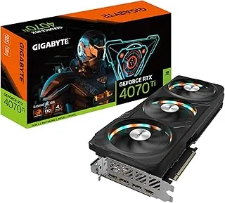 بطاقة رسومات Gigabyte GeForce RTX 4070 Ti للألعاب OC 12G ، مراوح WINDFORCE 3X ، 12 جيجابايت 192 بت GDDR6X ، بطاقة فيديو GV-N407TGAMING OC-12GD