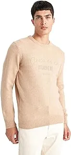 DeFacto mens Relax Fit Crew Neck B3857AX Pullover