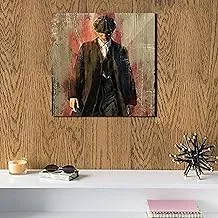 THOMAS SHELBY PEAKY BLINDERS MDF Wall Art 30x30 Centimeter HOOLIGANZZ - 2725608615644