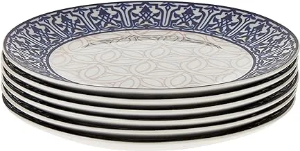 Dessert Plate Set of 6 pc,Istikana,High Quality Porcelain, Assorted decorated design.