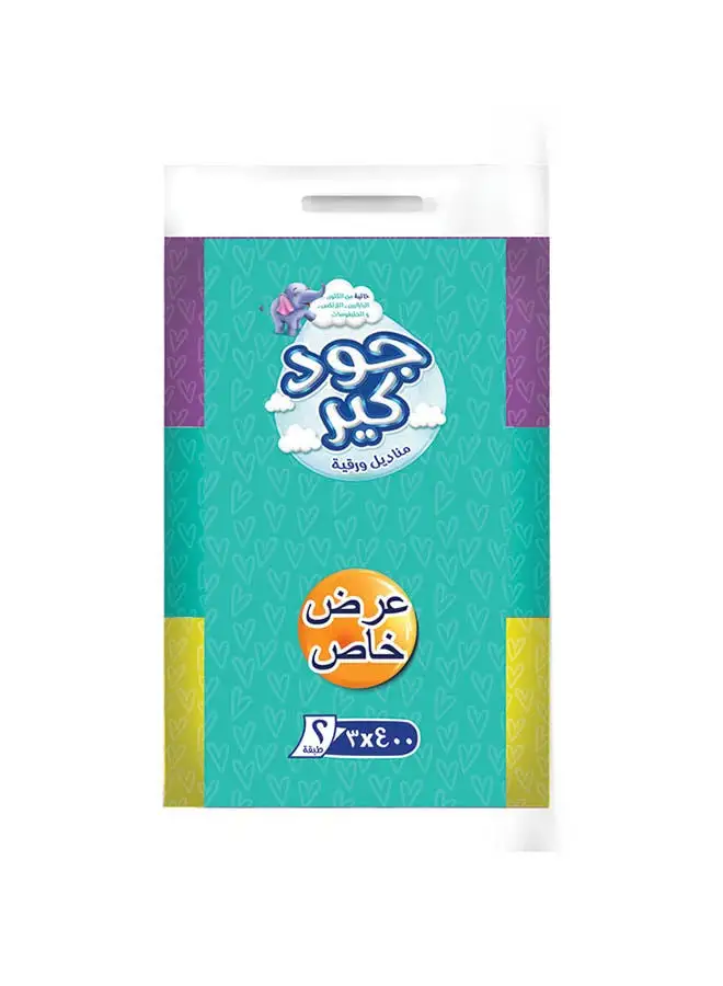 GOOD CARE Soft facial Tissues 400 Pack of 3