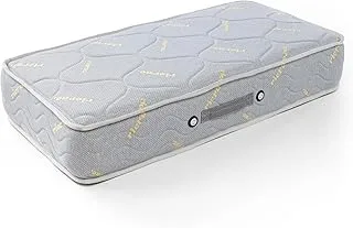 Ricrac Memory Foam Baby Cot Bed Mattress with Spring System, 140 cm x 70 cm x 25 cm Size