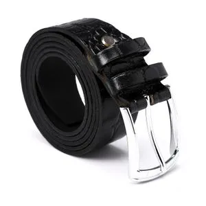 Activ Reptile Pattern Buckle Closure Belt - Black