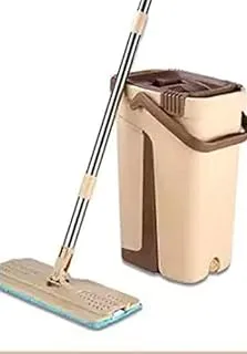 Smart Flat Dry or Wet Mop Bucket With Wringer for Home Kitchen Floor Cleaning Microfiber Mop With Self Cleaning System Bucket