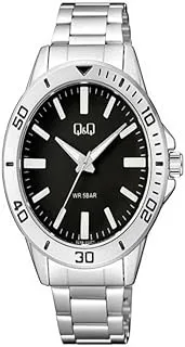 Q&Q WATCHES Q&Q Analog Quartz Stainless Steel Men's Watch Q28b-002py Silver