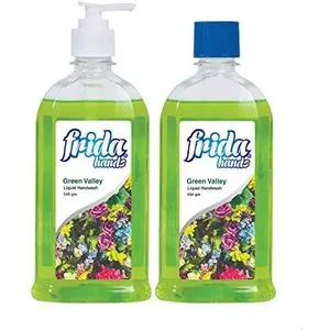 Frida Hands liquid Hand wash  Green Valley 520 gm economy