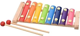 accessories shop Wood Hand Knocks Xylophone Enlighten Your IQ With Skills And Amazing Design Add More Funny For Children - Multicolor