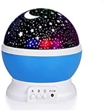 LED Moon Star Projection Night Lamp (Blue)