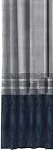 NAGIUB SELIM Elegant Velvet curtains - Soft Velour fabric -Modern Multi Colour Sheer Design- Steel Grommets - for living rooms - 1 piece - 140W X 280L CM -V52