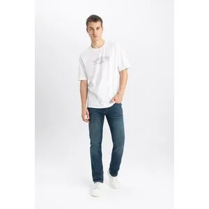 Defacto Man Regular Fit Denim Trousers