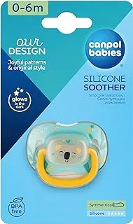 Canpol babies Silicone Symmetrical Soother 0-6 m EXOTIC (koala)